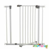 Barrière de sécurité portillon - blanc de 75 à 81 cm - Papouille