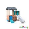 Cabane aventure et toboggan step2