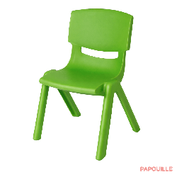 Chaise enfant monobloc t2 vert