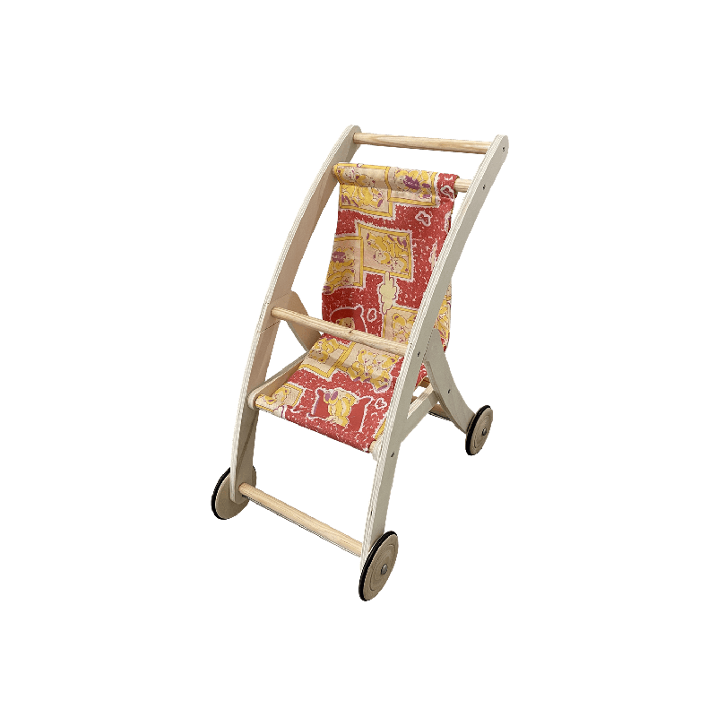 Poussette en bois pour enfant