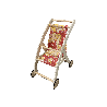 Poussette en bois pour enfant