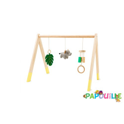 Arche d'éveil en bois pastel la jungle - Papouille