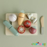 Légumes à découper en bois - Papouille