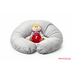 Coussin cale-bébé d'allaitement GRIS