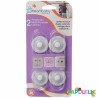 2 loquets multi-surfaces de sécurité
