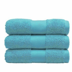 Serviette éponge 50 x 90 cm anis 100% coton 400gr - Papouille