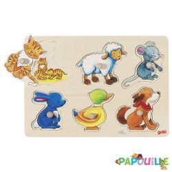 Puzzles avec images cachées maman et ses petits