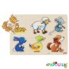 Puzzles avec images cachées maman et ses petits