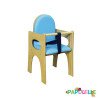 Chaise haute en bois 5 places