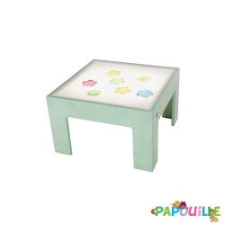 Mini table lumineuse créative
