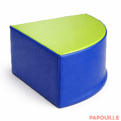 Pouf triangle en mousse imperméable assise 25 cm