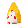 Pouf jaune poussin
