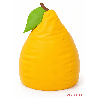 Pouf jaune poire