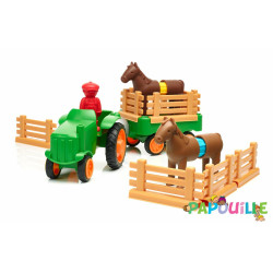 Le tracteur magnétique de la ferme - Papouille