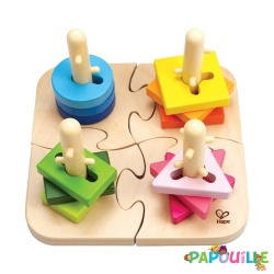 Puzzle à boutons créatif pour collectivité - Papouille
