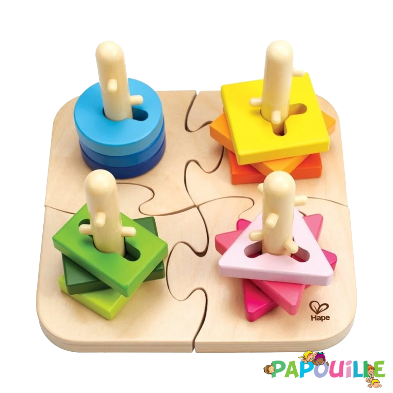 Puzzle à boutons créatif pour collectivité - Papouille
