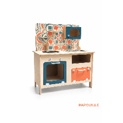 Cuisine en bois moderne pour enfant