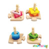 Puzzle à boutons créatif pour collectivité - Papouille
