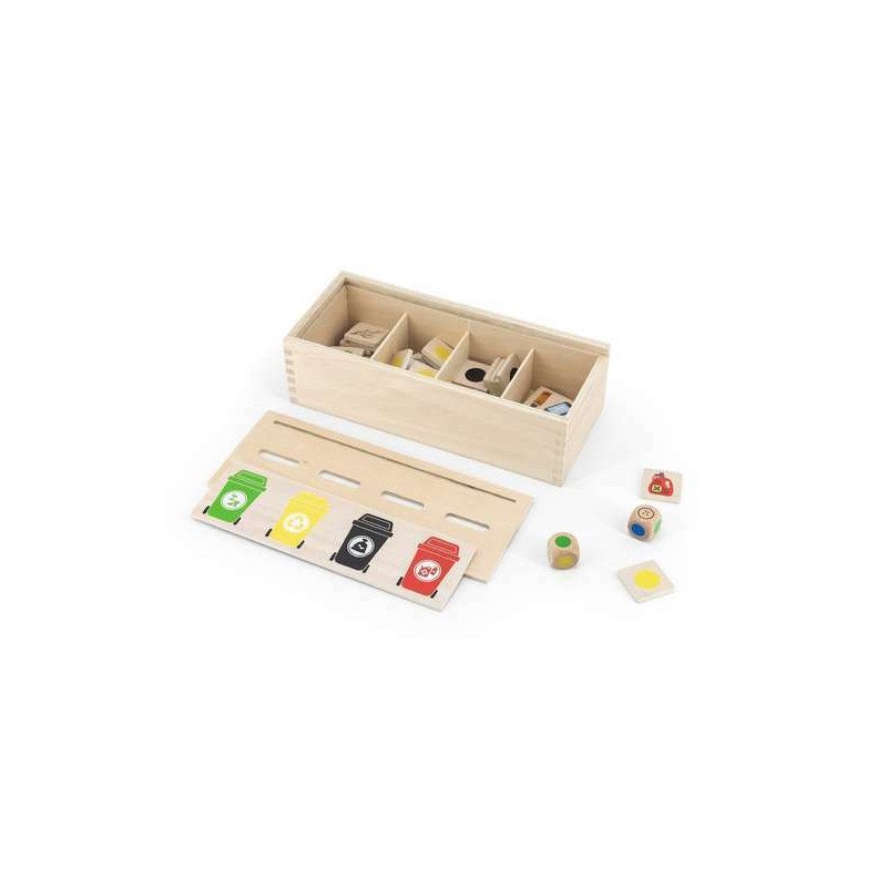 J'apprend le tri sélectif - jouet en bois -