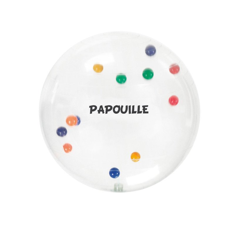 Gros ballon avec balles papouille
