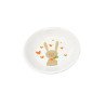 Assiette bouillie mélamine lapin gourmet