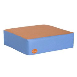 Pouf carré en mousse - hauteur 15 cm