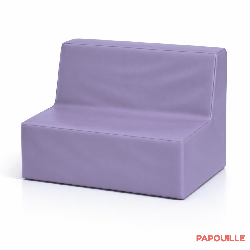 Banquette enfant 2 à 3 places en mousse pvc h. 25cm