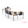 Chaise haute 7 places en bois - Papouille