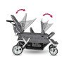 Poussette 6 places cabrio