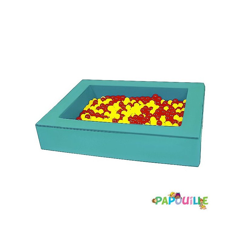 Piscine à balles en mousse revêtement pvc little