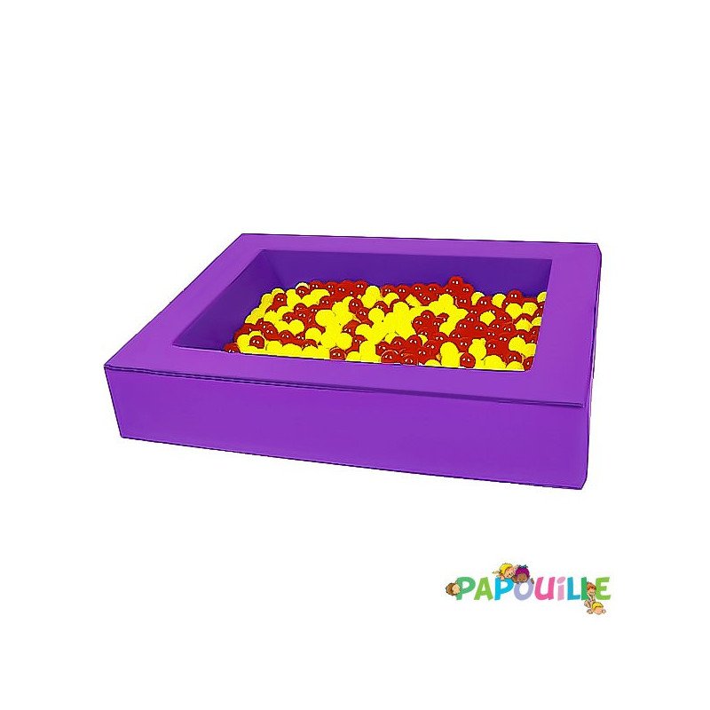 Piscine à balles en mousse revêtement pvc little
