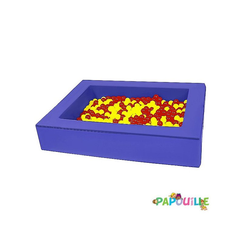 Piscine à balles en mousse revêtement pvc little