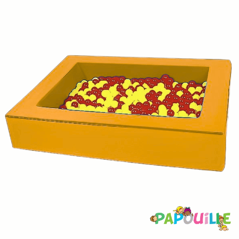 Piscine à balles en mousse revêtement pvc little