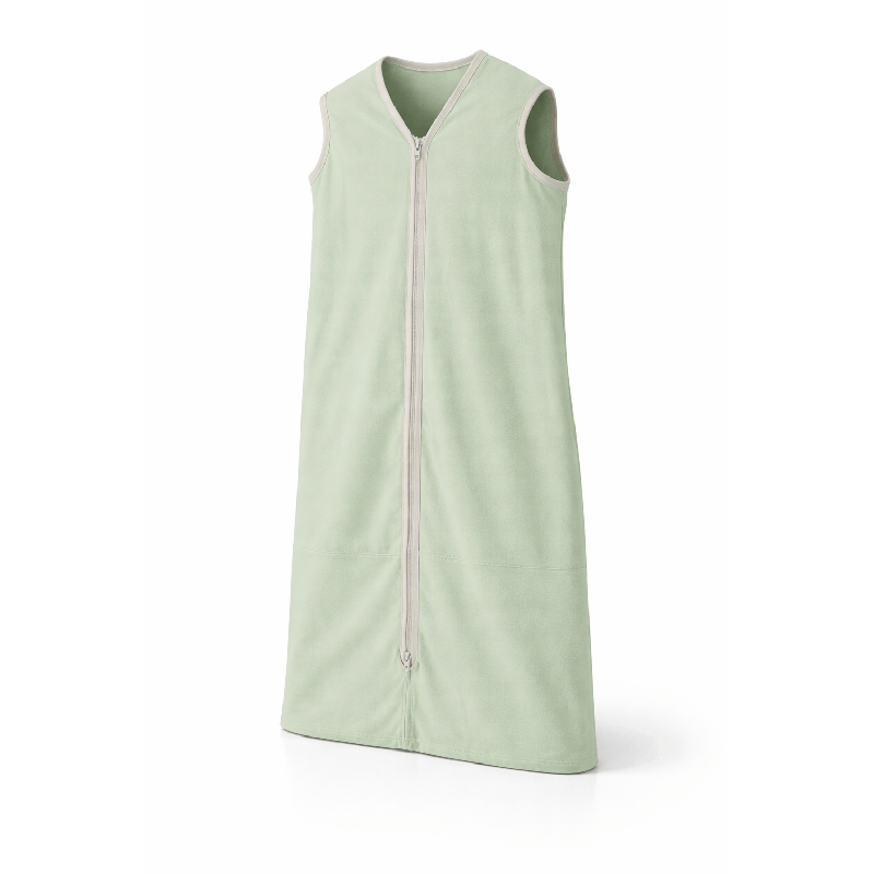 Turbulette été coton jersey 48 x 90 cm vert Amande - Papouille