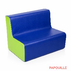 Canapé mousse 2 places hauteur 25 cm - Papouille