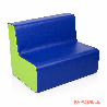 Canapé mousse 2 places hauteur 25 cm - Papouille
