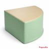Pouf triangle en mousse imperméable assise 25 cm - Papouille
