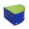 Pouf triangle en mousse imperméable assise 25 cm - Papouille