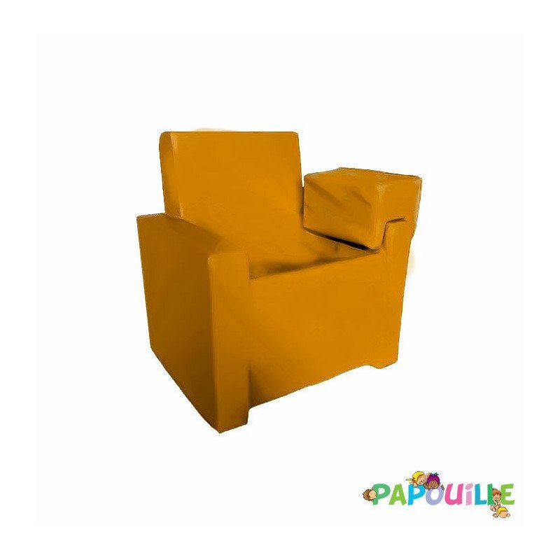 Fauteuil d'allaitement en mousse pvc avec accoudoirs