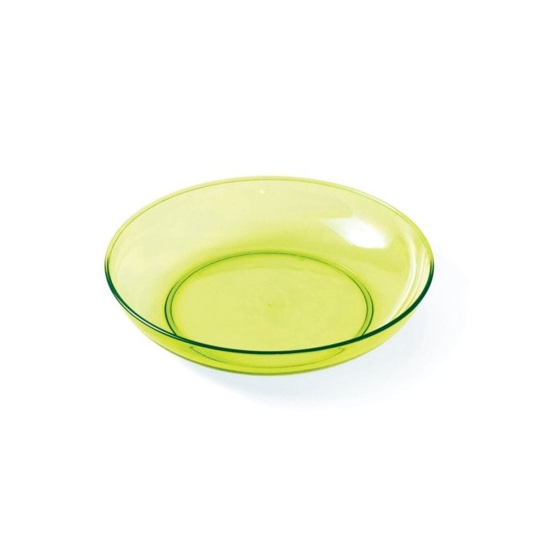 Assiette creuse copolyester bleue