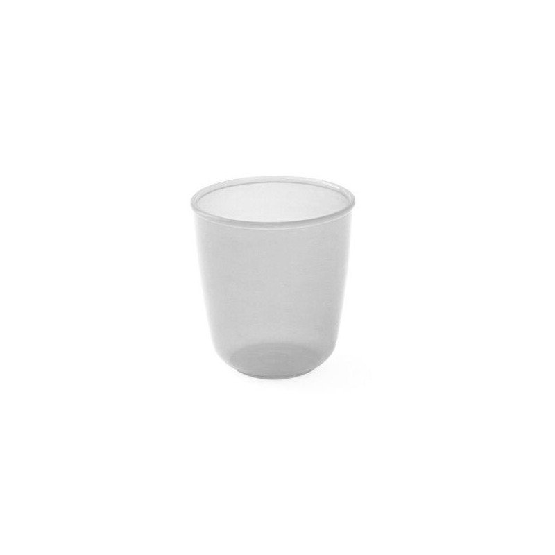 Gobelet polypropylène 15cl bleu transparent