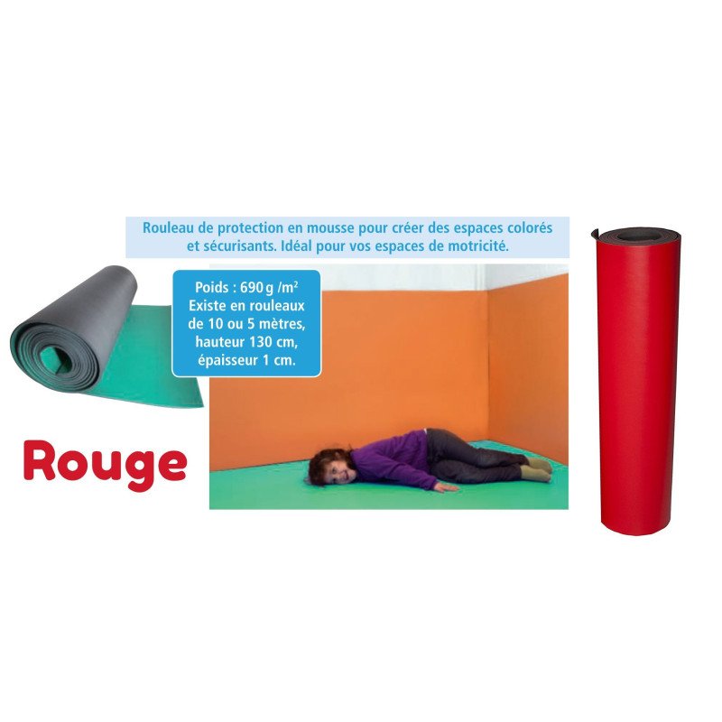 Rouleau de protection 10 mètres bleu