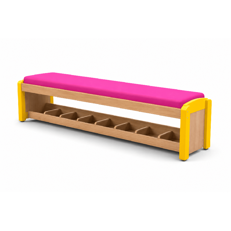 Banc d'accueil naturel