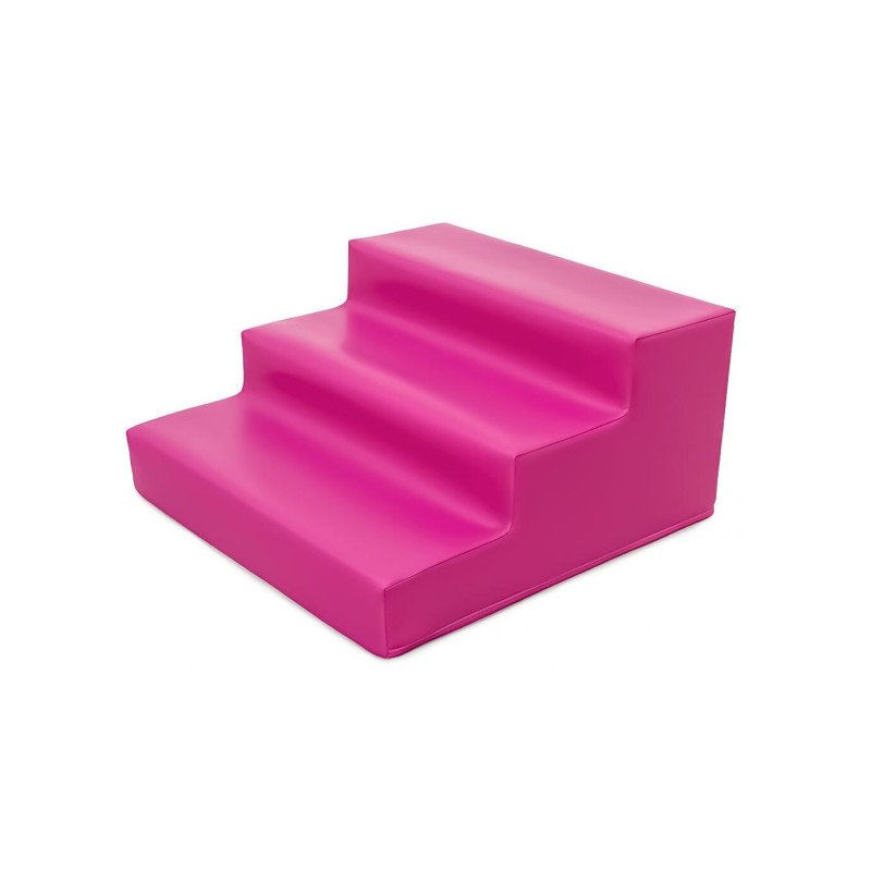 Module bloc 3 marches en mousse l.60 x h.30cm vert