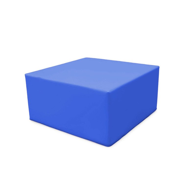 Module bloc carre en mousse pvc h.23cm fuchsia