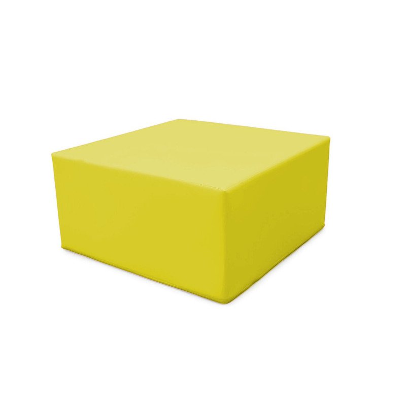 Module bloc carre en mousse pvc h.23cm fuchsia