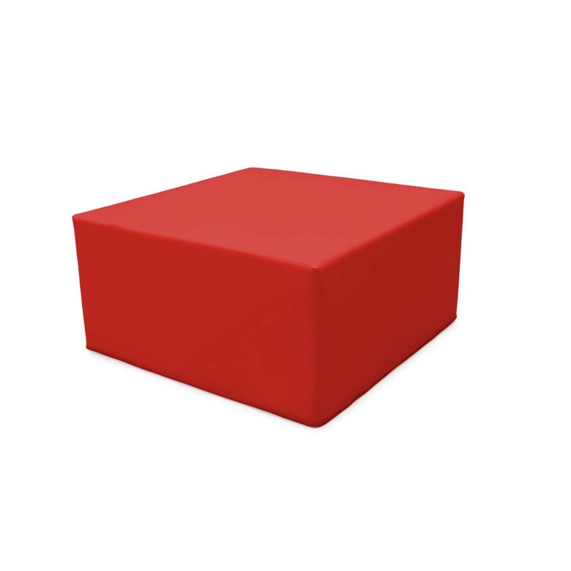 Module bloc carre en mousse pvc h.23cm fuchsia