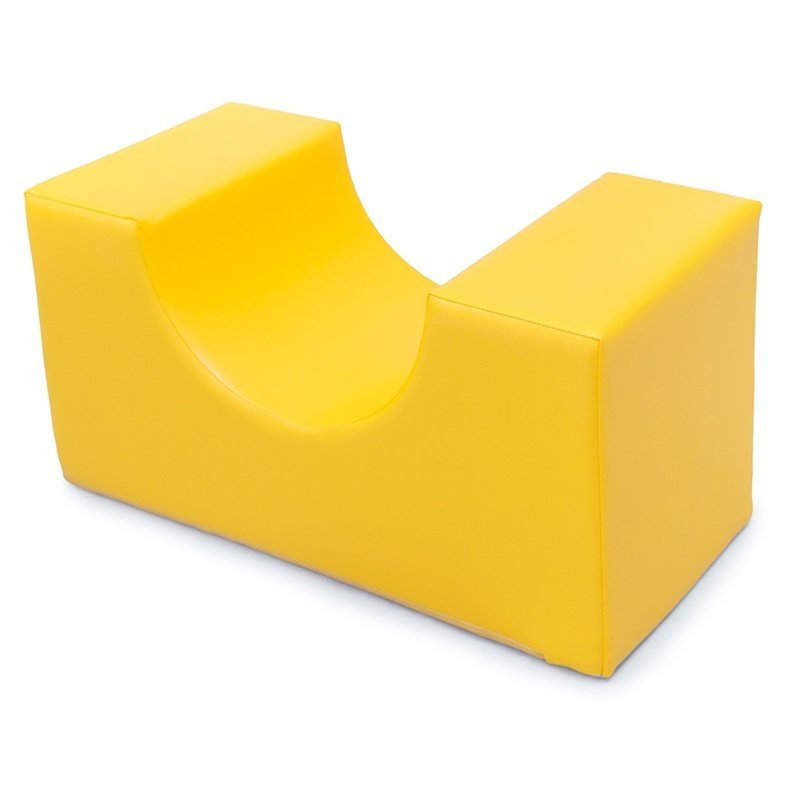 Le petit pont inversé de motricité enfant 60 x 60 x h 30 cm fuchsia