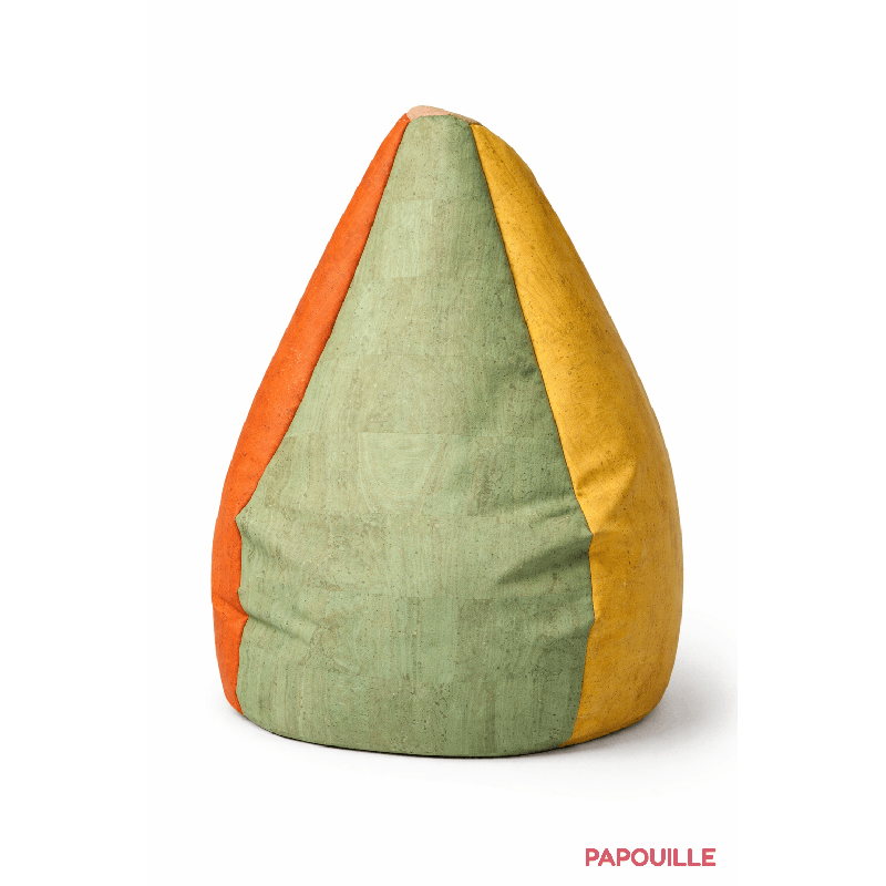 Petit pouf en liège 4 couleurs - Papouille