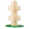 Poteau de raccordement pour cloison en bois